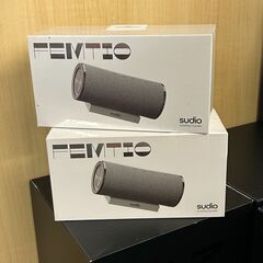 【総額20,000円以上！】新品未開封　Sudio スーディオ　FEMTIO Silver ワイヤレススピーカー　シルバー　２個セット 総額20,000円以上！】新品未開封 Sudio スーディオ FEMTIO