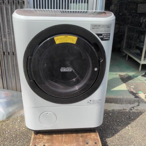 HITACHI　電気洗濯乾燥機　ドラム洗濯機　12キロ　2019年式　左開き　BD-NV120CL　100V　50/60hertz