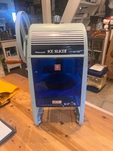 かき氷機昔ながらの