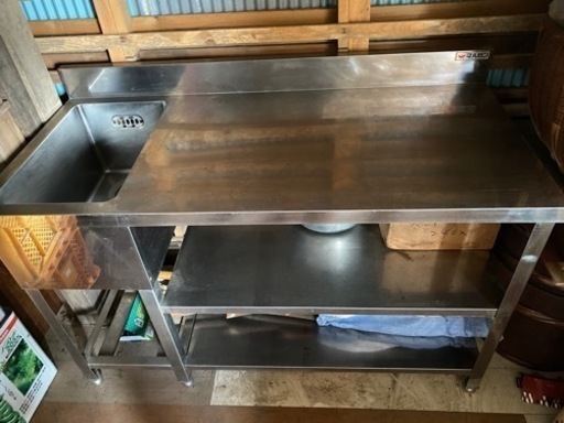 マルゼン業務用シンク付き作業台