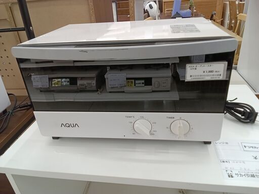 ★ジモティ割あり★ AQUA オーブントースター AQT-WA11  18年製 動作確認／クリーニング済み TC3897