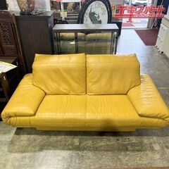 ROLF BENZ ロルフベンツ 総本革 2掛けソファ ラブソファ 美品 戸塚店