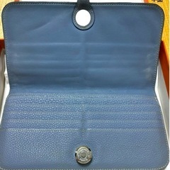 エルメス/HERMES】ドゴン ブルージーン 長財布 二つ折り（箱有り）