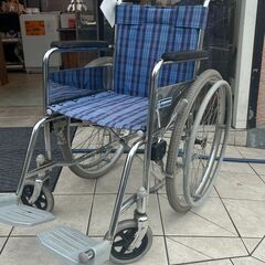 カワムラ 車椅子 車いす 介助用 介護用 自走式 折りたたみ式 □近隣