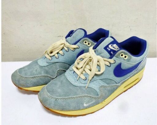ナイキ　スニーカー　AIRMAX1PREMIUM　DV3050-300　デニム　DIRTY DENIM　エアマックス1プレミアム　ディープ ロイヤルブルー　NIKE