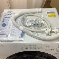 SHARP シャープ ドラム式洗濯乾燥機 ES-S7G-WL 2022年製 7㎏
