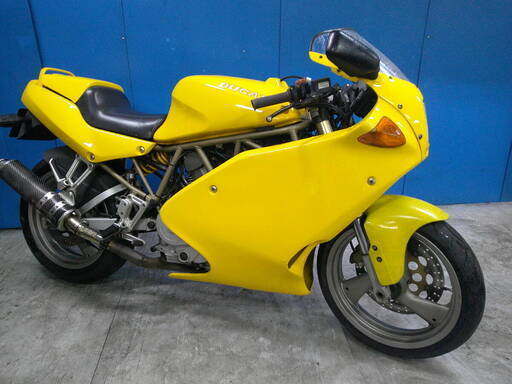 ドゥカティ 400SS 黄 エンジン始動確認 車検取得で乗れます 半額配送キャンペーン 期間限定 現状渡し諸経費￥0- 横浜 P-Yard
