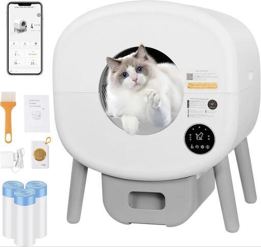 ⭐新品未使用⭐猫 トイレ 自動トイレ 76L特大容量 自動清掃