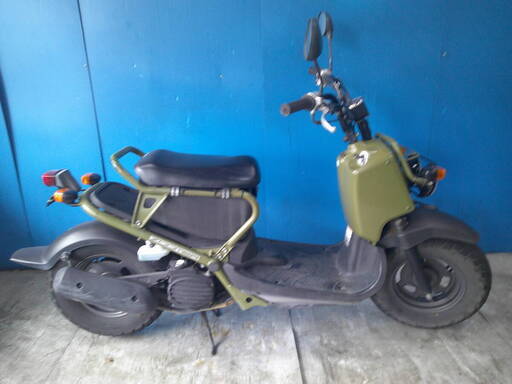 HONDA ズーマー 青 格安提供車 エンジン始動確認 半額配送キャンペーン 期間限定価格 現状渡し諸経費￥0- 横浜 P-Yard HONDA ズーマー 緑 格安提供車 半額配送キャンペーン 期間限定車体価格