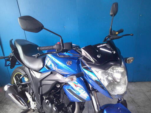 SUZUKI ジクサー150 青 自賠責保険加入で乗れます 半額配送