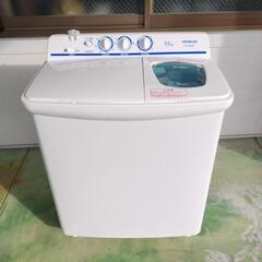 日立2層式電気洗濯機　PS-55AS2形　2019年式