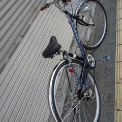 [DCM]AZZURARE(アズーロ)27吋 シティサイクル 外装6段/LEDオート/ネイビー