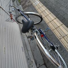 [DCM]AZZURARE(アズーロ)27吋 シティサイクル 外装6段/LEDオート/ネイビー