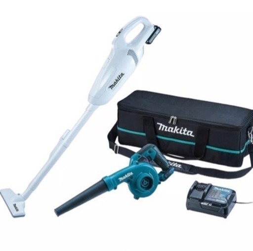 【中古】Makita (マキタ) 充電クリーナー ブロワ コンボキット 10.8Ｖ CK1013 掃除機セット