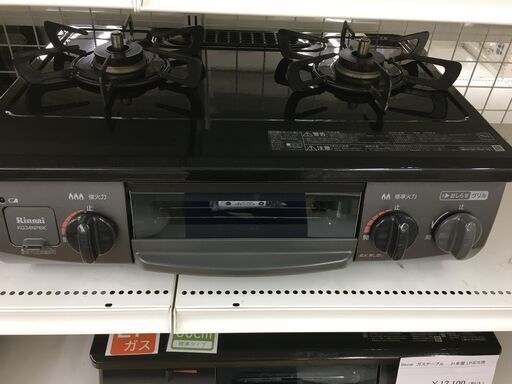 ★ジモティ割あり★ Rinnai　リンナイ ガステーブル KG34NPBK  19年製 動作確認／クリーニング済み SJ6165