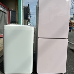 値下げしました。福岡市配送設置無料　高年式22年冷蔵庫、23年洗濯機