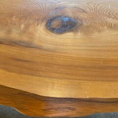 檜の一枚板テーブル 配送不可