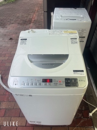 sharp 洗濯機　保証付き