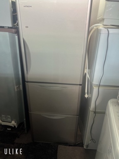 hitachi冷蔵庫　3ドア　保証付き