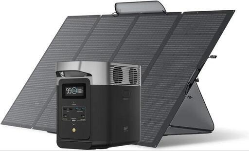 ⭐新品未使用⭐ポータブル電源 ソーラーパネルセット 太陽光発電セット DELTA 2 １枚400Wソーラーパネル セット