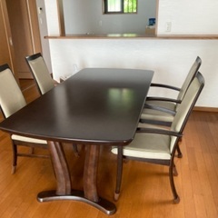 ダイニングテーブル5点セット カリモク家具 Direttore ディレトーレ