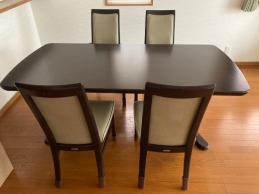 ダイニングテーブル5点セット カリモク家具 Direttore