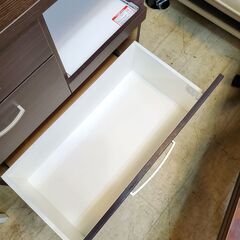 ニトリ/NITORI キッチンボード 幅80cm コパン80 ブラウン 木目模様 2枚