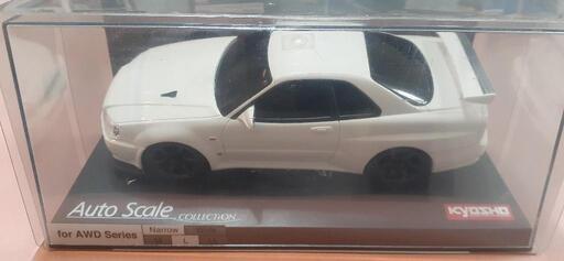MINI-Z　京商　ミニッツ　MA020　AWD　日産　スカイライン GT-R R34 V.specⅡ　ニュル ホワイト色　No.MZP460W　オートスケールコレクション　ASC\n\n