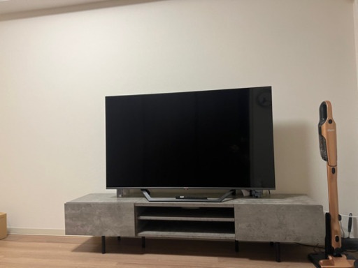 4Kハイセンス58V型\u0026テレビ台（使用期間4ヶ月）