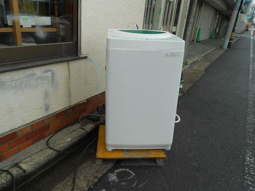 東芝の自動洗濯機５Kg：テスト済み：中古良品です：