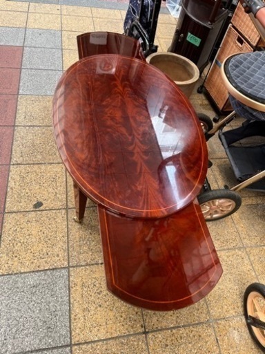 ☆ジモティ割あり☆ 4人用ダイニングセット ブラウン H70×W135×D79 