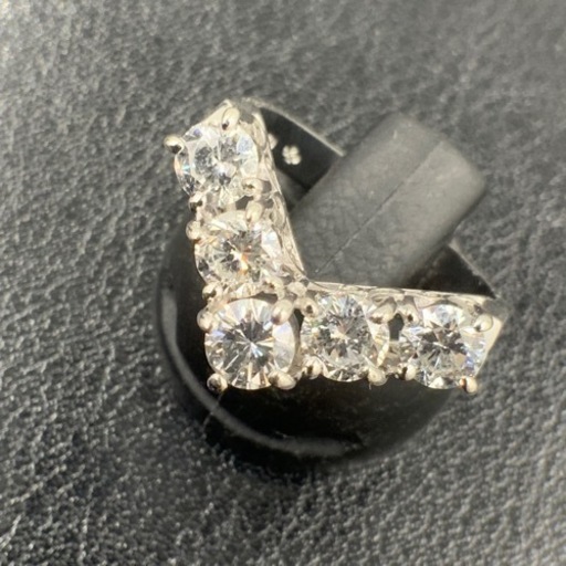 ジュエリーマキ pt850 ダイヤモンド リング 5.4g 1.34ct pt850プラチナ 