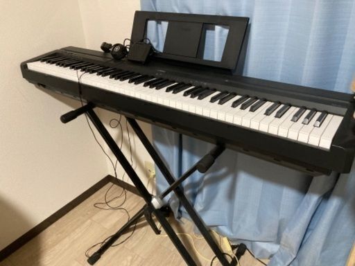 YAMAHA P45 電子ピアノ　スタンド ペダル ヘッドホン付き！