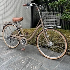 【お取引済み】26インチ あさひサイクル 6段変速 フェリーク　自転車