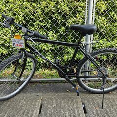 【リサイクルショップどりーむ鹿大前店】No1517　クロスバイク　26×1.95　GAZELLE MTB　ブラック　