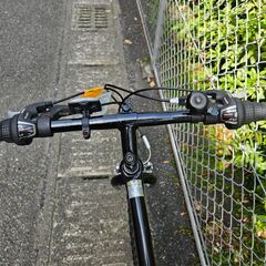 【リサイクルショップどりーむ鹿大前店】No1517　クロスバイク　26×1.95　GAZELLE MTB　ブラック　