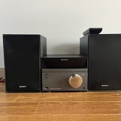 SONY オーディオスピーカー CD ラジオ コンポ