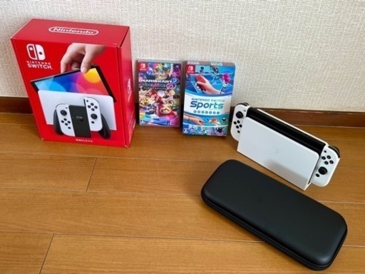 Nintendo Switch有機ELモデル、マリオカート8 デラックス、 Nintendo Switch Sports、Switchケース