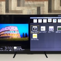 即日受渡❣️SHARP60型 AQUOSネット動画?スタイリッシュデザイン