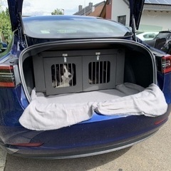 テスラモデル3 2019年モデル専用の犬のクレート