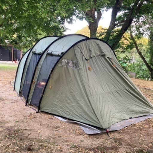 ノルディスク レイサ6 ダスティグリーン らくらくトンネルテント 5人家族