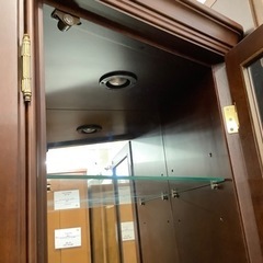 富士ファニチャア 3枚扉キュリオケース LA CASA ラカーサ【トレファク 