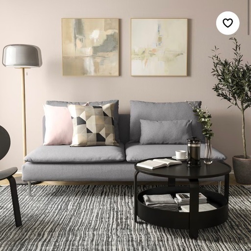 IKEA ソーデルハムン 3人掛けソファセクション