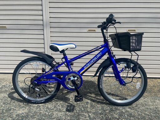 【新品★未使用】子供用マウンテンバイク　シマノ6段ギア　20インチ　ブルー