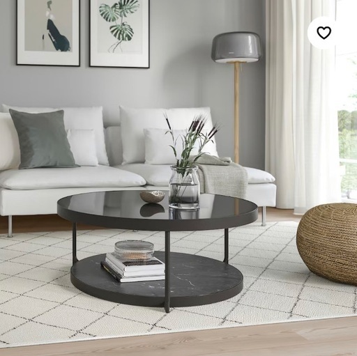 IKEA イケア フロートルプ コーヒーテーブル ブラック