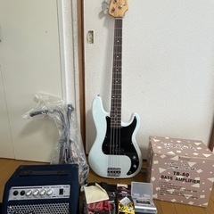 （取引き中）エレキベースセット　アンプ
