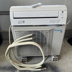 ①ダイキン 2023年製 ルームエアコン 14畳 室内機 F403ATEP-W 室外機 