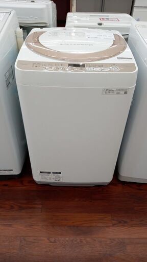 店長値引き★ジモティ割あり★ SHARP 洗濯機 7.0ｋｇ 19年製 動作確認／クリーニング済み TJ7406