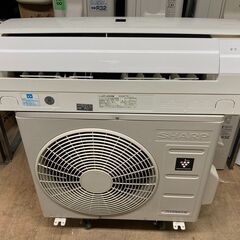 K05445　中古エアコン シャープ 2019年製 主に6畳用 冷房能力 2.2KW / 暖房能力 2.5KW
