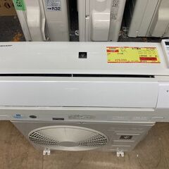 K05445　中古エアコン シャープ 2019年製 主に6畳用 冷房能力 2.2KW / 暖房能力 2.5KW